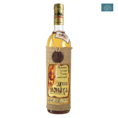 Wino Dusza Zakonnika białe półsłodkie 0,75 l