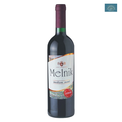 Wino Melnik czerwone półsłodkie 0,75 l