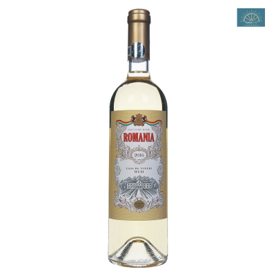 Wino Romania białe półwytrawne 0,75 l