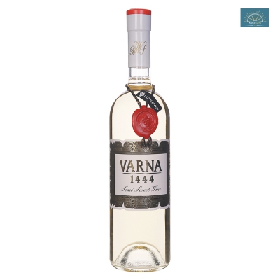 Wino Varna 1444 białe półsłodkie 0,75 l